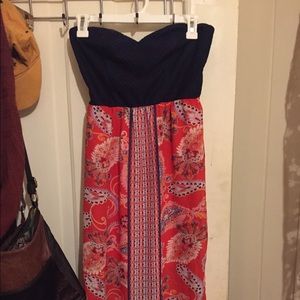 Paisley maxi dress